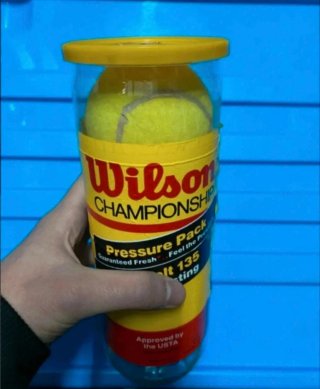 Dos botes de pelotas de tenis