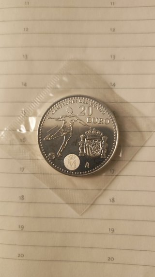 Moneda 20 Euro Campeones del Mundo 2010