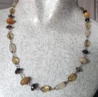 Conjunto Collar, Pulsera y Pendientes Plata