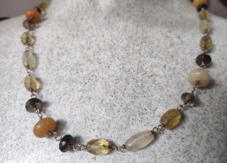Conjunto Collar, Pulsera y Pendientes Plata