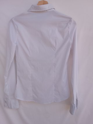 Camicia aderente a manica lunga da donna Taglia S