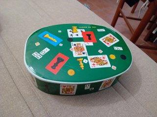 Lote 5 Cajas Metálicas Decoradas
