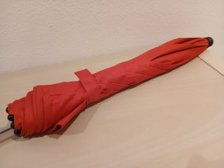 Sombrilla Bebecros para cochecito roja