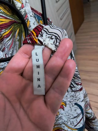 LUMINA Abito estivo con volants (taglia M)