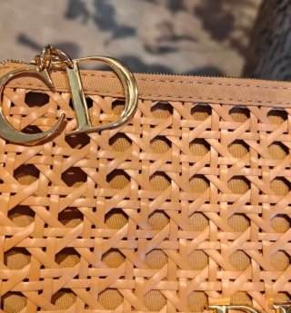 Neceser Dior Marrón y Dorado