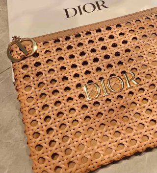 Neceser Dior Marrón y Dorado
