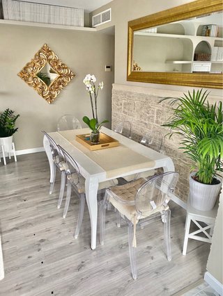 Mesa extensible blanca madera