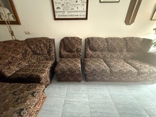 Sofá modular tapizado gobelino
