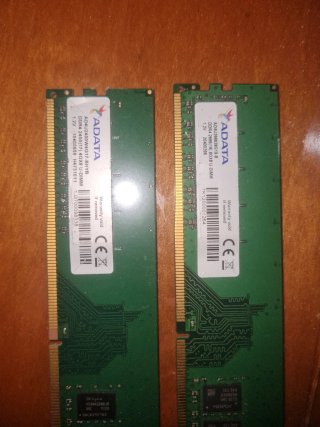 2x 8GB DDR4 2666MHz ADATA RAM