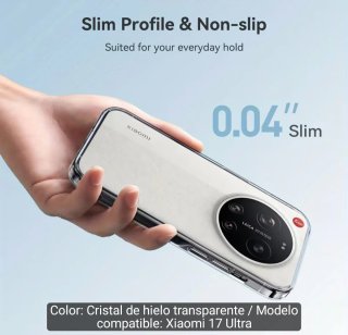 Funda Xiaomi 17 Ultra transparente