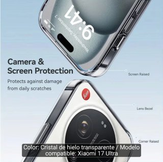Funda Xiaomi 17 Ultra transparente