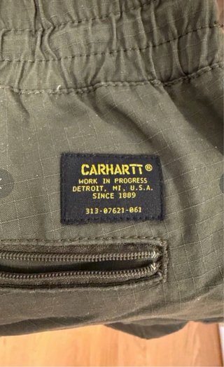 Pantalones Carhartt Cargo Verde Oliva