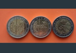 3 Monedas Conmemorativas España 2005