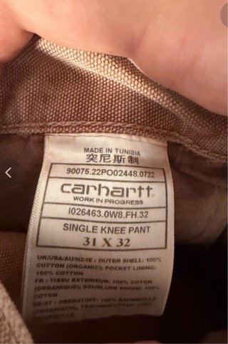 Pantalón Carhartt Single Knee Rosa
