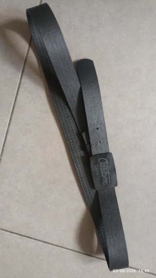 Cinturone Custom Garage Nero da Uomo