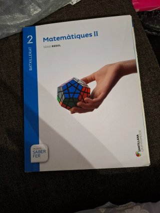 Matemàtiques II, 2 Batxillerat