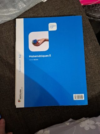 Matemàtiques II, 2 Batxillerat