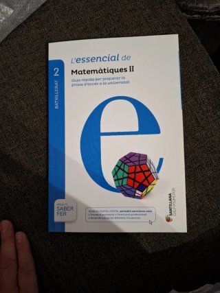 Matemàtiques II, 2 Batxillerat