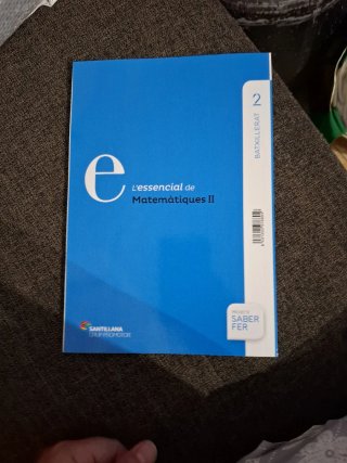 Matemàtiques II, 2 Batxillerat