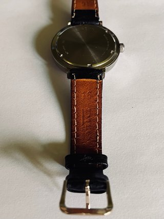 Reloj Seiko V732 Vintage Negro/Dorado