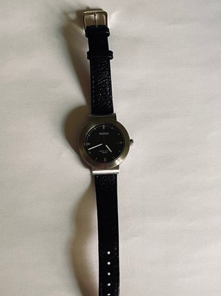 Reloj Seiko V732 Vintage Negro/Dorado