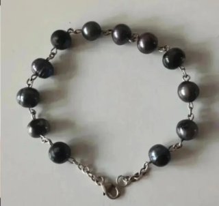 Pulseras Plata Ley Perlas