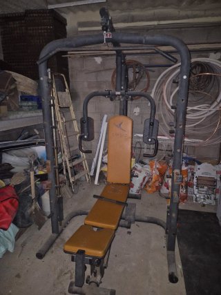 Dos racks multifunción gimnasio sin barras