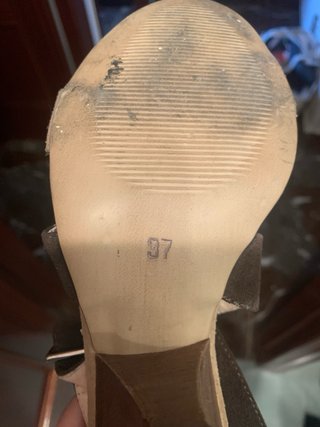 Sandalias Benetton Beige y Marrón