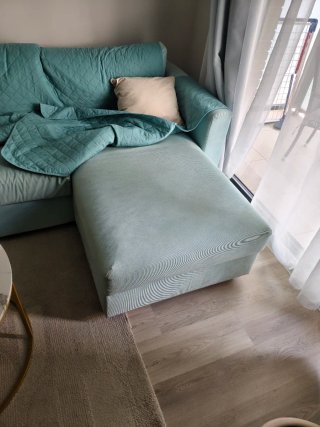 Sofá Chaiselongue Cama Azul