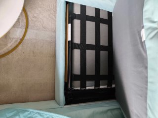 Sofá Chaiselongue Cama Azul