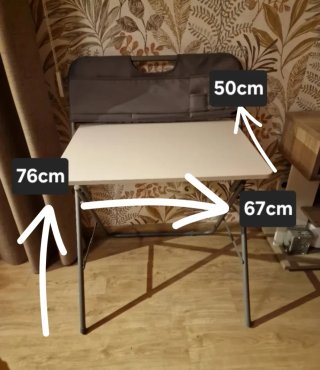Mesa de escritorio plegable