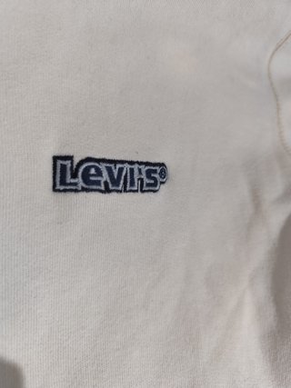 Sudadera Levi's beige con capucha Talla L