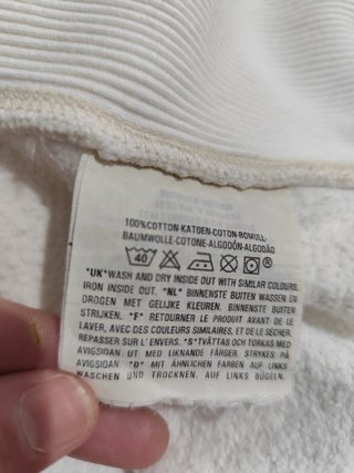 Sudadera Levi's beige con capucha Talla L