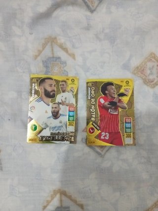 Benzema y Koundé Balón de Oro Panini