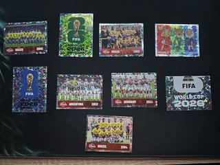 Lote 9 cromos Panini Mundial 2026