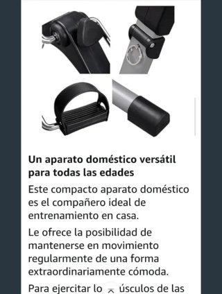 Bicicleta estática plegable para ejercicios
