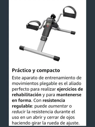 Bicicleta estática plegable para ejercicios