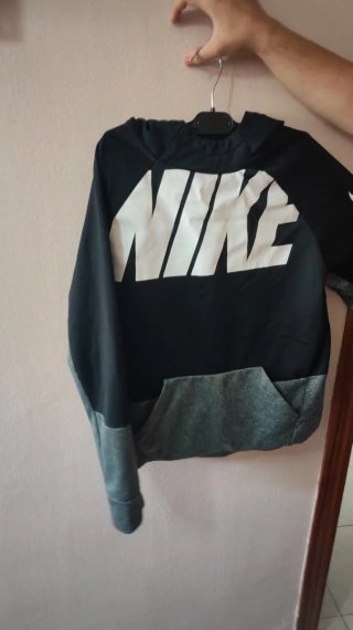 Sudadera Nike Negra y Gris