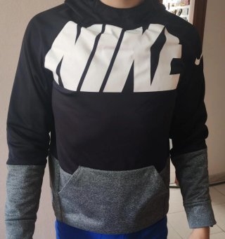 Sudadera Nike Negra y Gris