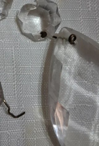 16 Lágrimas de lámpara de cristal