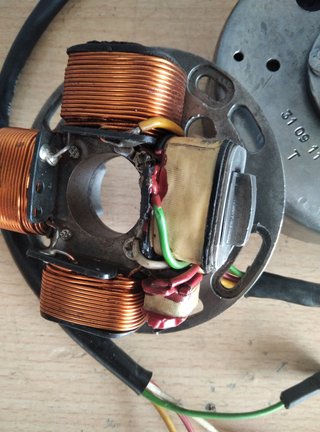 Volante magnético electrónico Ducati 12V
