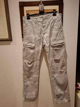 Pantaloni cargo mimetici Celio tg 42