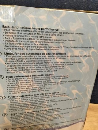 Robot aspirador automático Zap Max Limpiafondos
