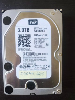 Disco Duro WD 3TB WD30EFRX NAS