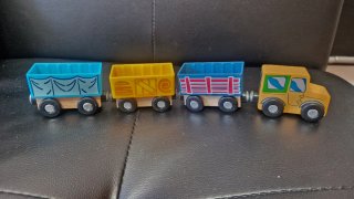 Tren de madera Safari Playtive