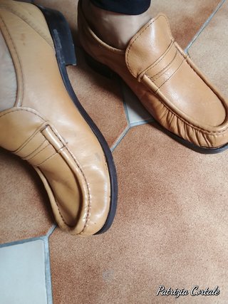 Mocassini uomo cuoio