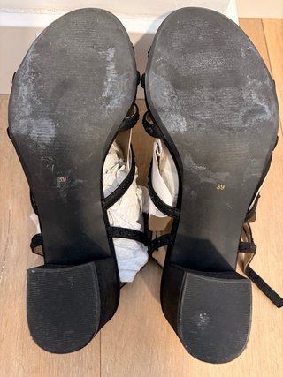 Sandalias Fosco Negras Talla 39