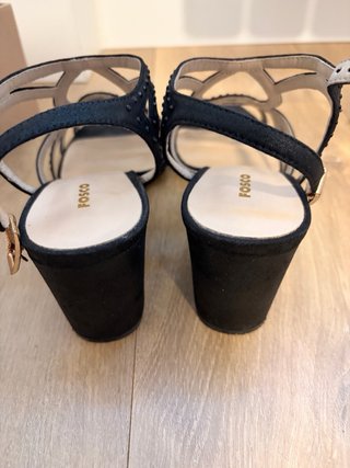 Sandalias Fosco Negras Talla 39