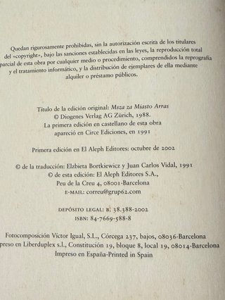 Una Misa por la Ciudad de Arras