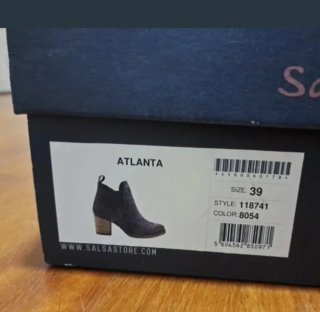 Botines Salsa Azul Talla 39